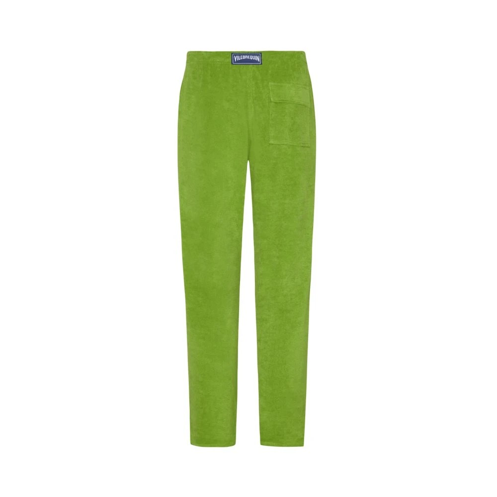 Vilebrequin Men Terry Pants Solid - Polide - Green - Size M - image 2