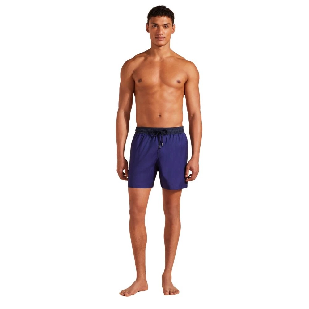 Vilebrequin - Men Ultrafine Wool Swim Shorts Super 120's - Swimwear - Magnus - Blue - Size XXXL - image 2