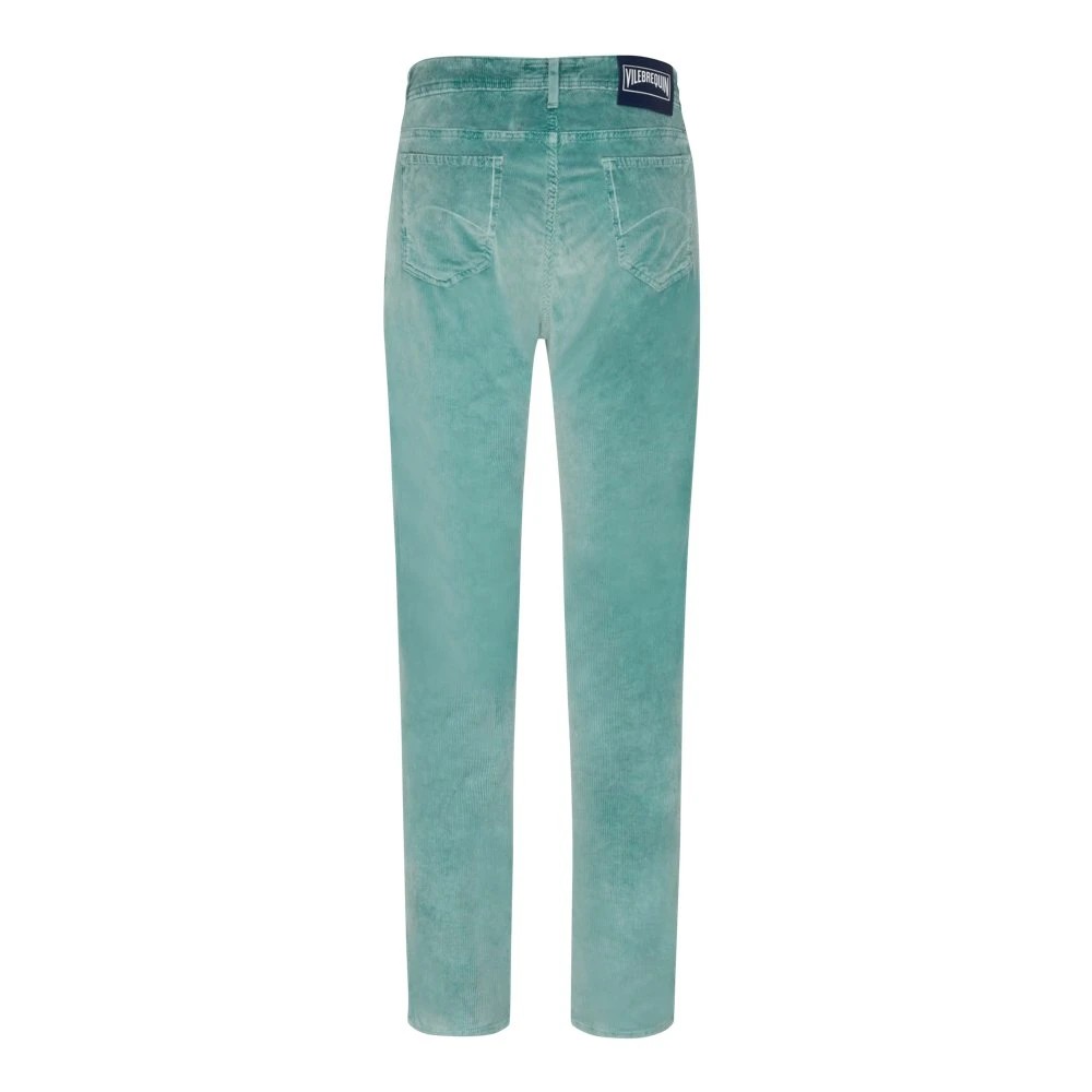 Vilebrequin Men Vintage Faded 5-pocket Corduroy Pants - Gbetta18 - Green - Size 32 - image 2