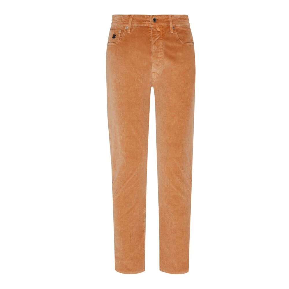 Vilebrequin - Men Vintage Faded 5-pocket Corduroy Pants - Jeans - Gbetta18 - Brown - Size 34 - image 2