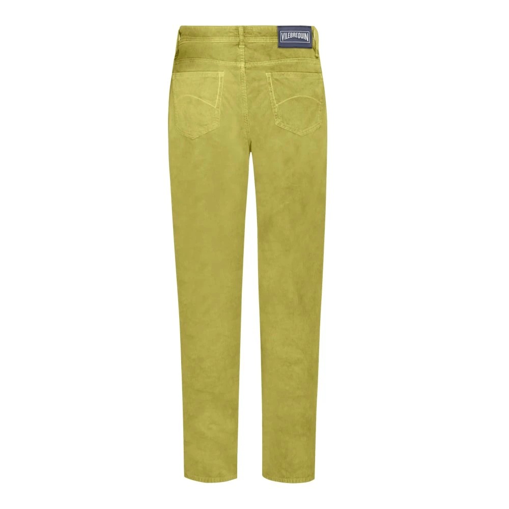 Vilebrequin - Men Vintage Faded 5-pocket Corduroy Pants - Jeans - Gbetta18 - Green - Size 32 - image 2