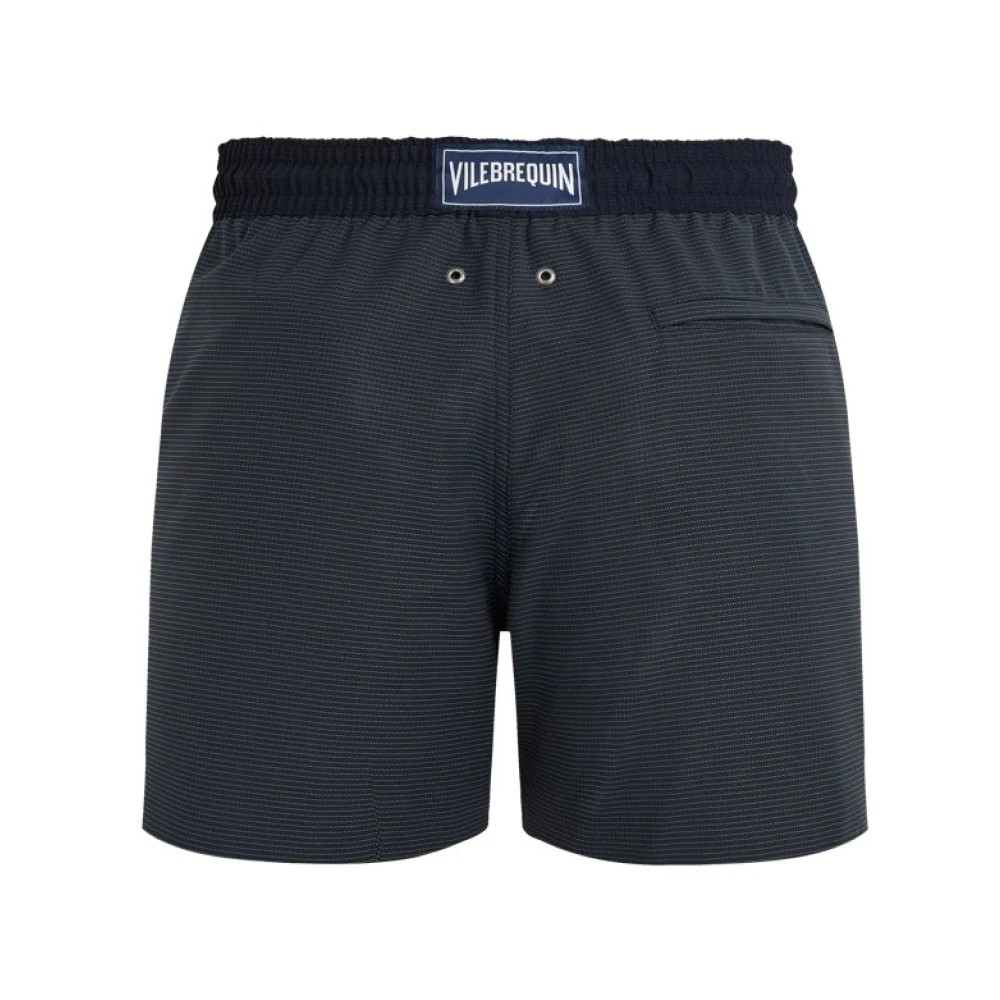 Vilebrequin Men Wool Swim Shorts Micro Carreaux Tailoring - Magnus - Blue - Size L - image 2