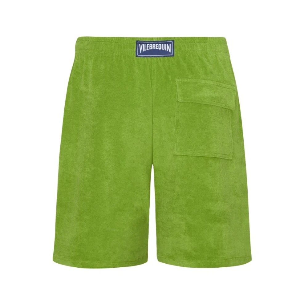 Vilebrequin - Terry Bermuda Shorts Solid - Bermuda - Bolide - Green - Size S - image 2