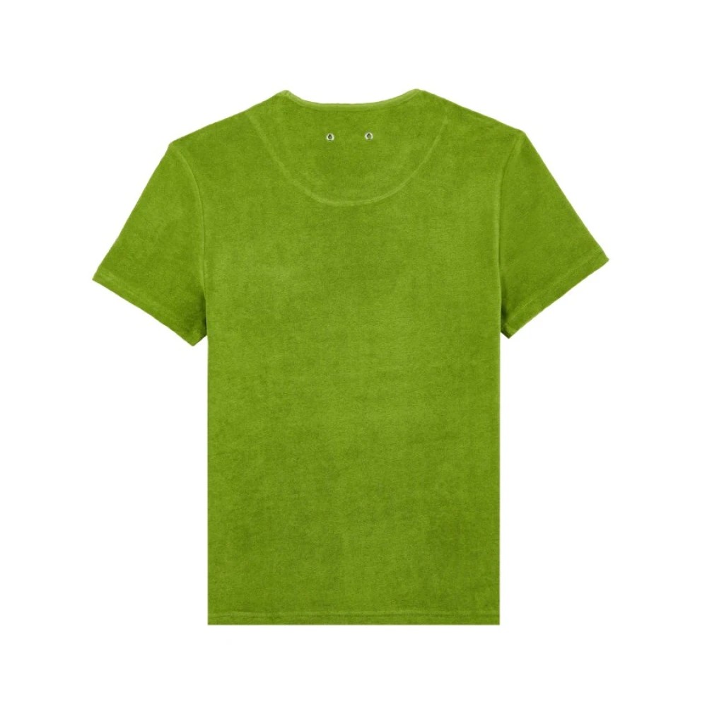 Vilebrequin Terry T-shirt Solid - Tiramisu - Green - Size XL - image 2