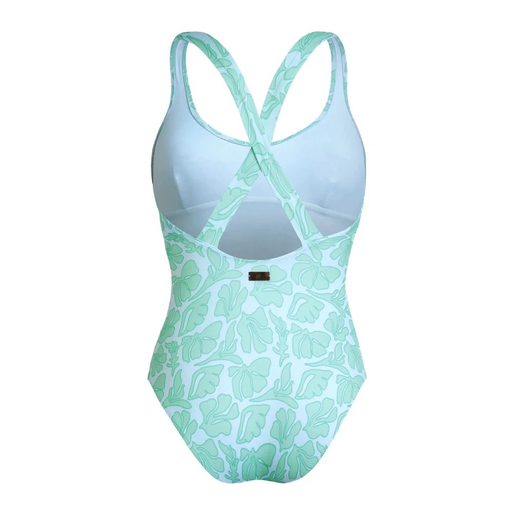 Vilebrequin - Women Crossed Back Straps One-piece Swimsuit Seashells - Swimwear - Lya - White - Size XS - image 2