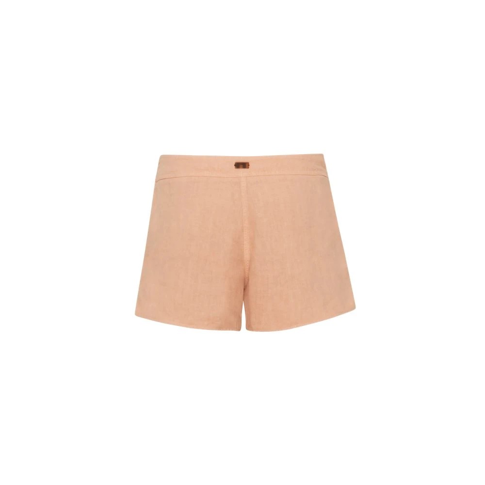 Vilebrequin Women Linen Bermuda Shorts - Loise - Pink - Size S - image 2