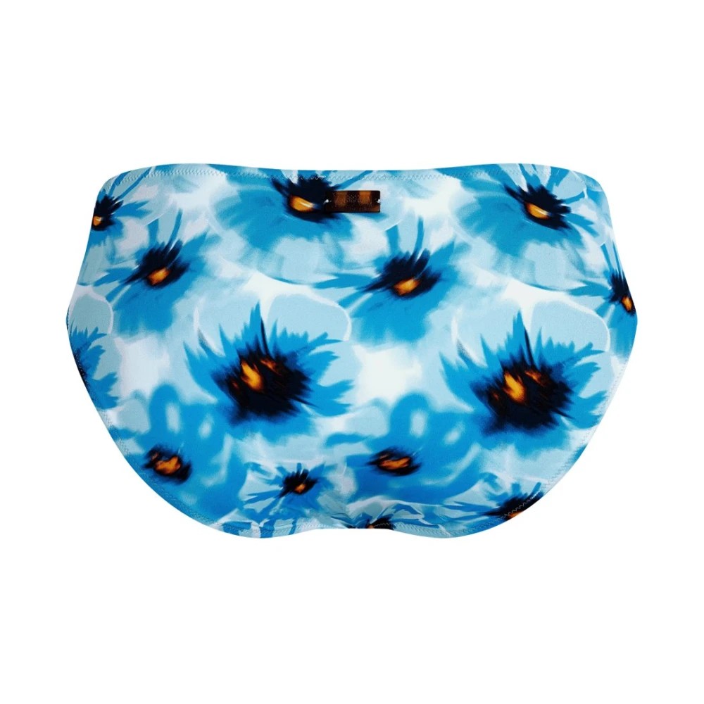 Vilebrequin - Women Mid Rise Bikini Bottom Poppies - Swimwear - Lack - Blue - Size L - image 2