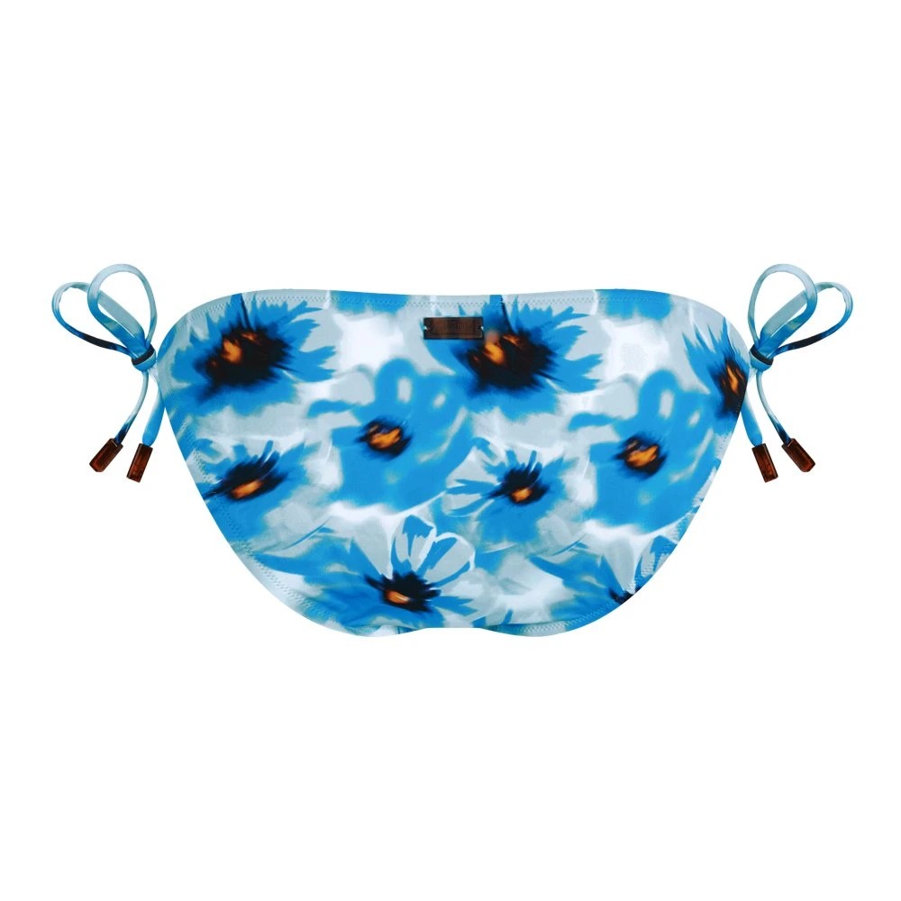 Vilebrequin - Women Side Tie Bikini Bottom Poppies - Swimwear - Flore - Blue - Size XS - image 2