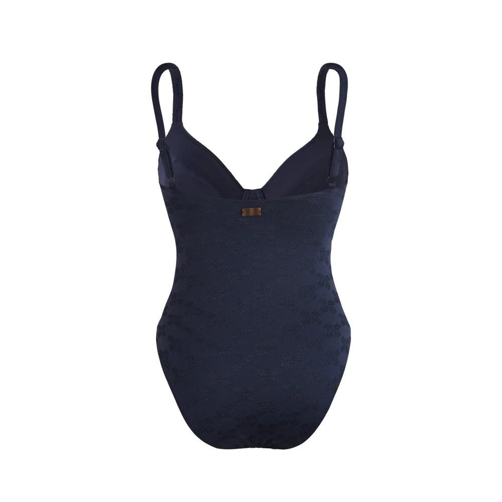 Vilebrequin Women Underwire One-piece Swimsuit Turtle Monogram - Leonita - Blue - Size XS - image 2