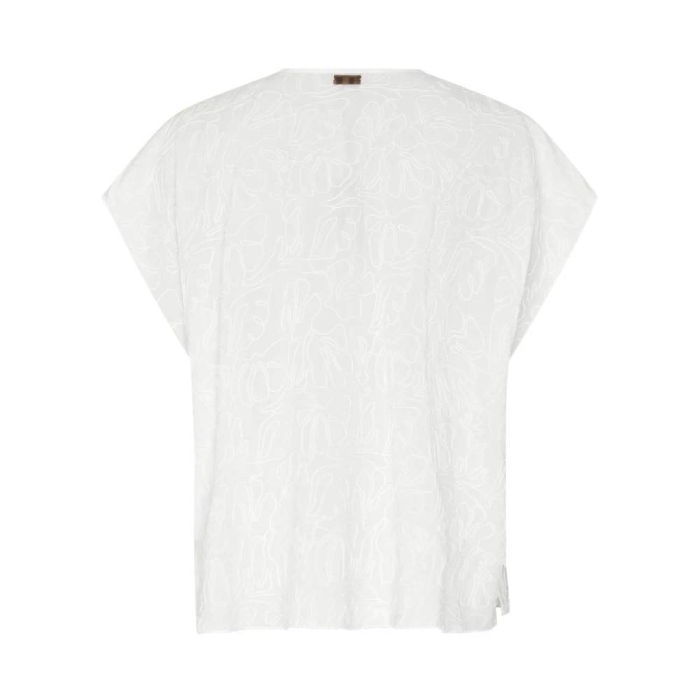 Vilebrequin - Women Viscose Shirt Seashells - Shirt - Fritz - White - Size L - image 2