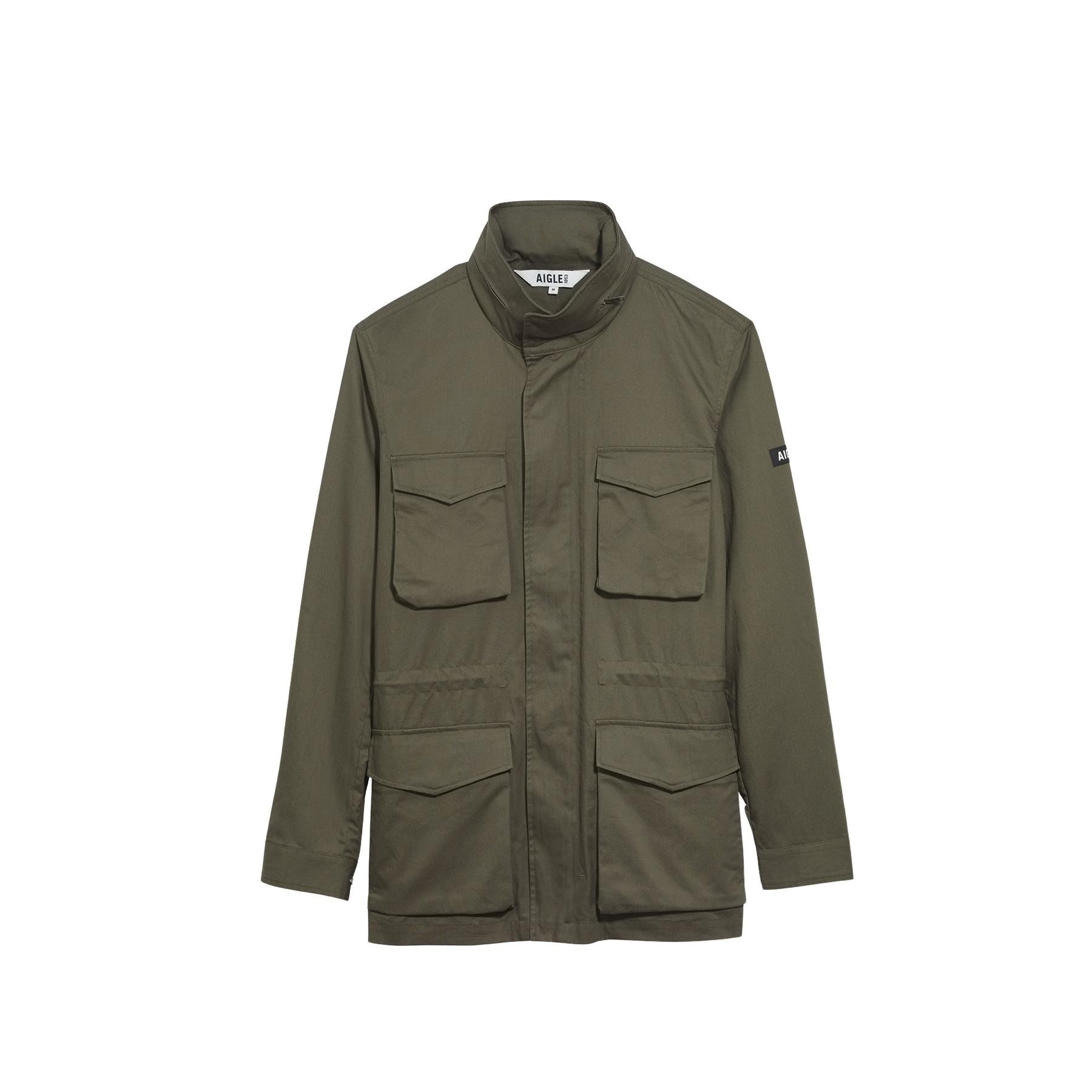 Aigle Waterproof Safari Jacket with Retractable Hood Aigle