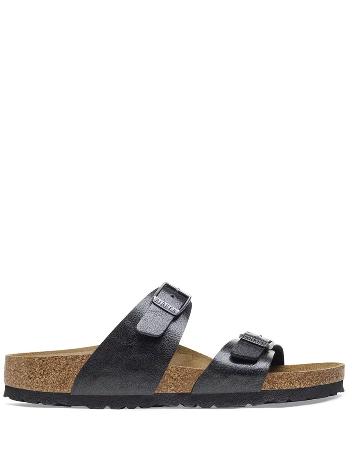 Birkenstock Birkenstock, Sliders, Female, Black, 3 UK, Slides Sydney Cushion Buckle Narrow