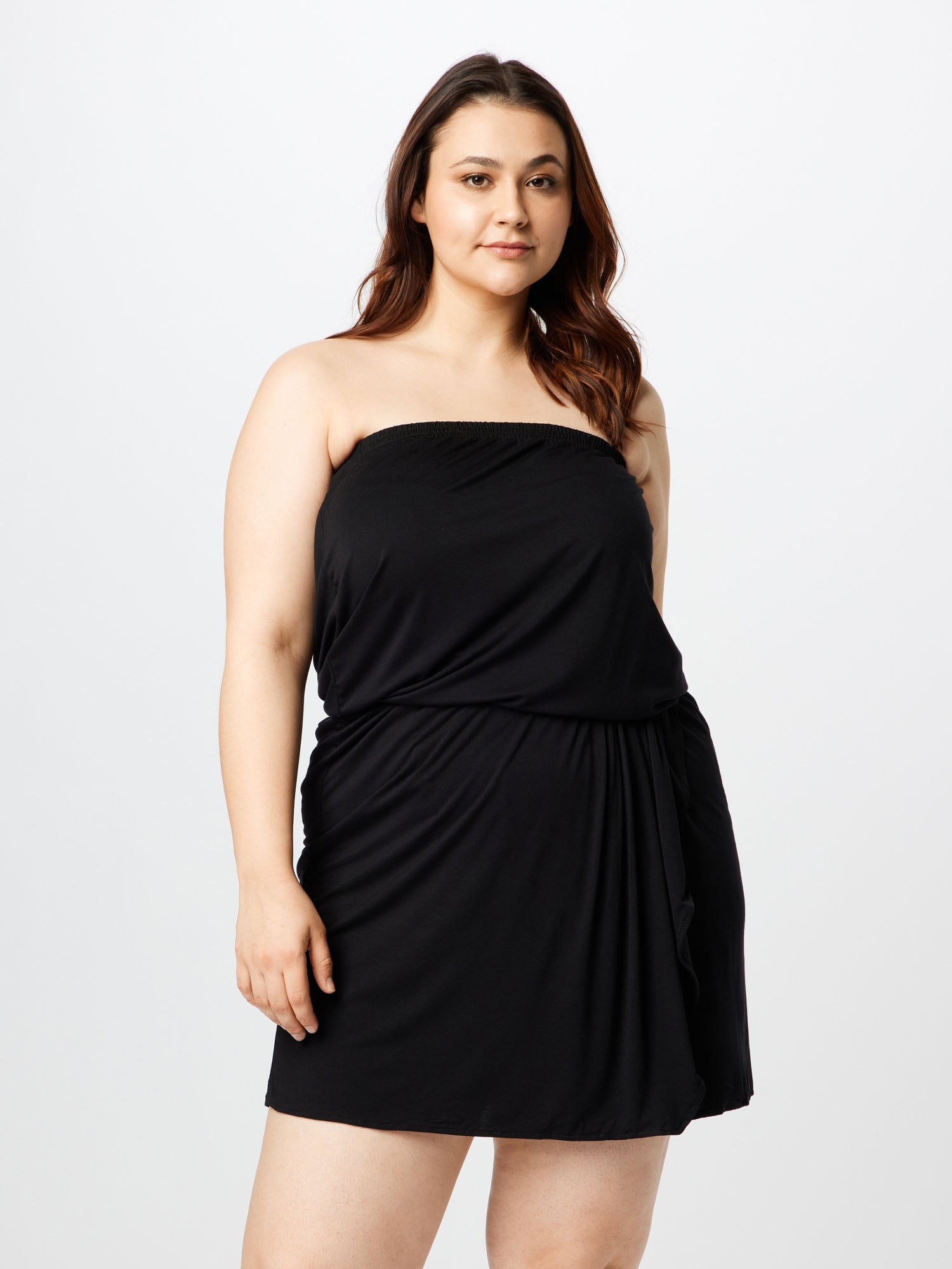 Women's dress Urban Classics viscose short (large sizes) - image 2
