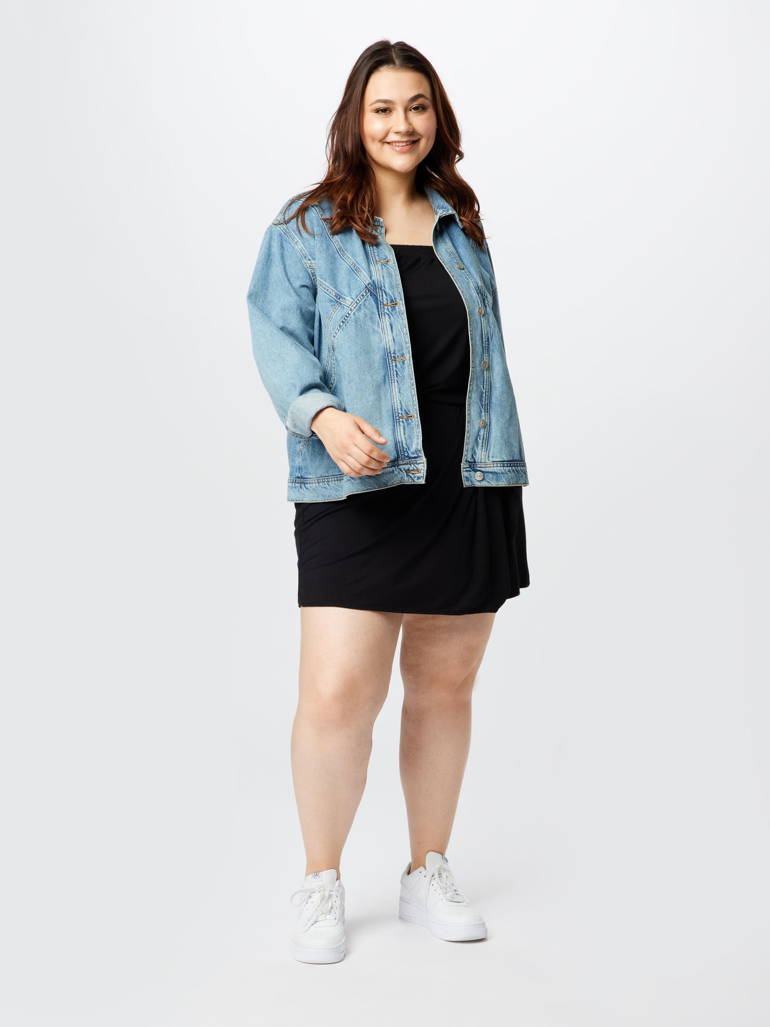 Women's dress Urban Classics viscose short (large sizes) - image 4