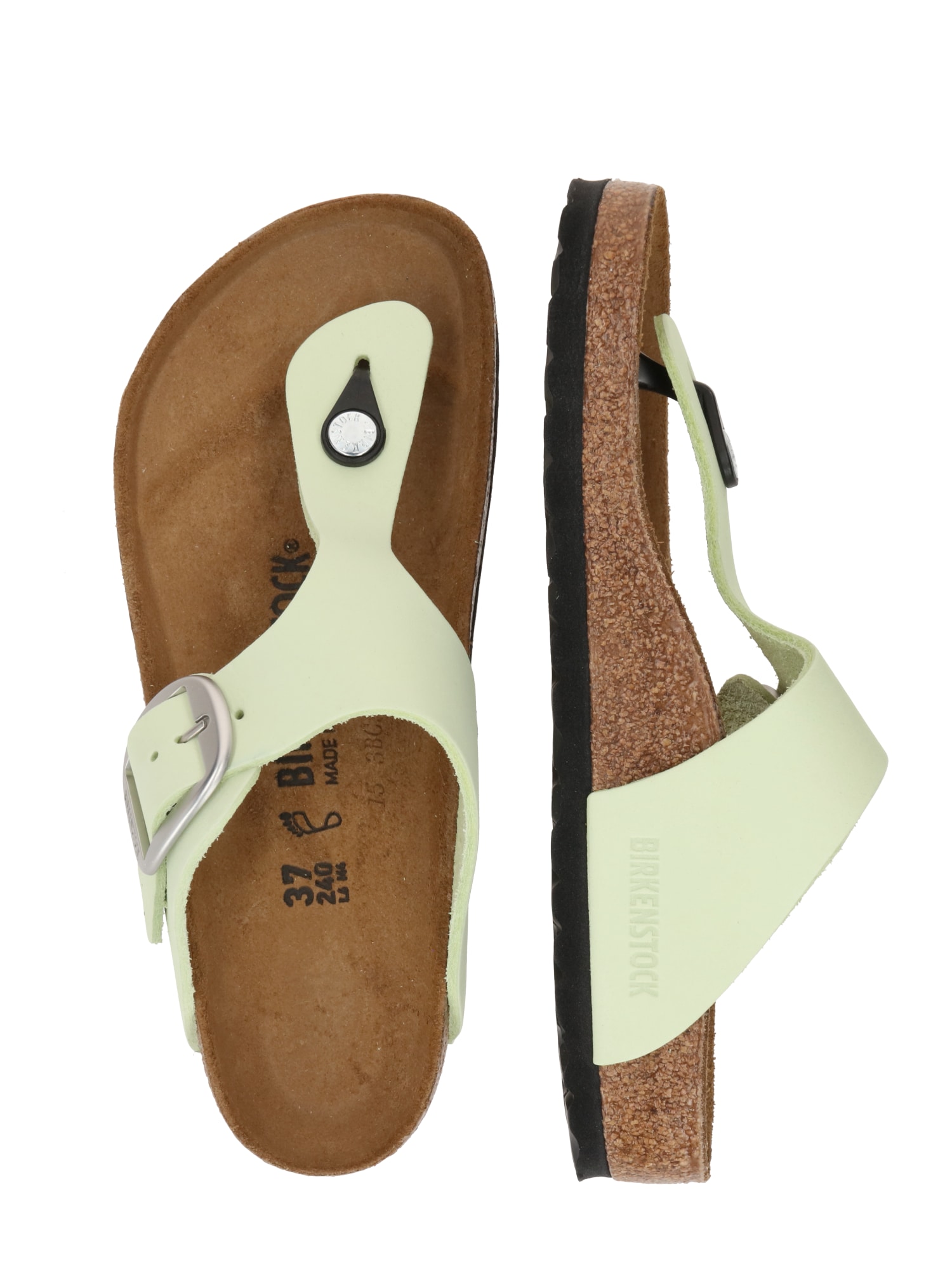 Women's flip-flops Birkenstock Gizeh Big Buckle Nubuck Leather - image 3