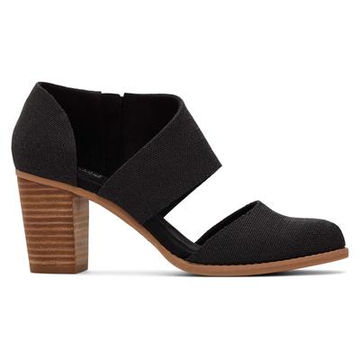 TOMS Milan Black Closed Toe Heel