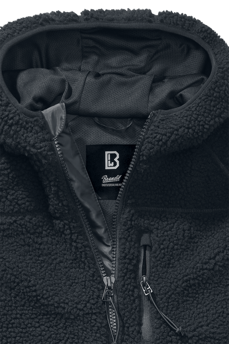 Brandit Brandit Teddyfleece, Zip Hoodie Women , Color: Black , Size: XS