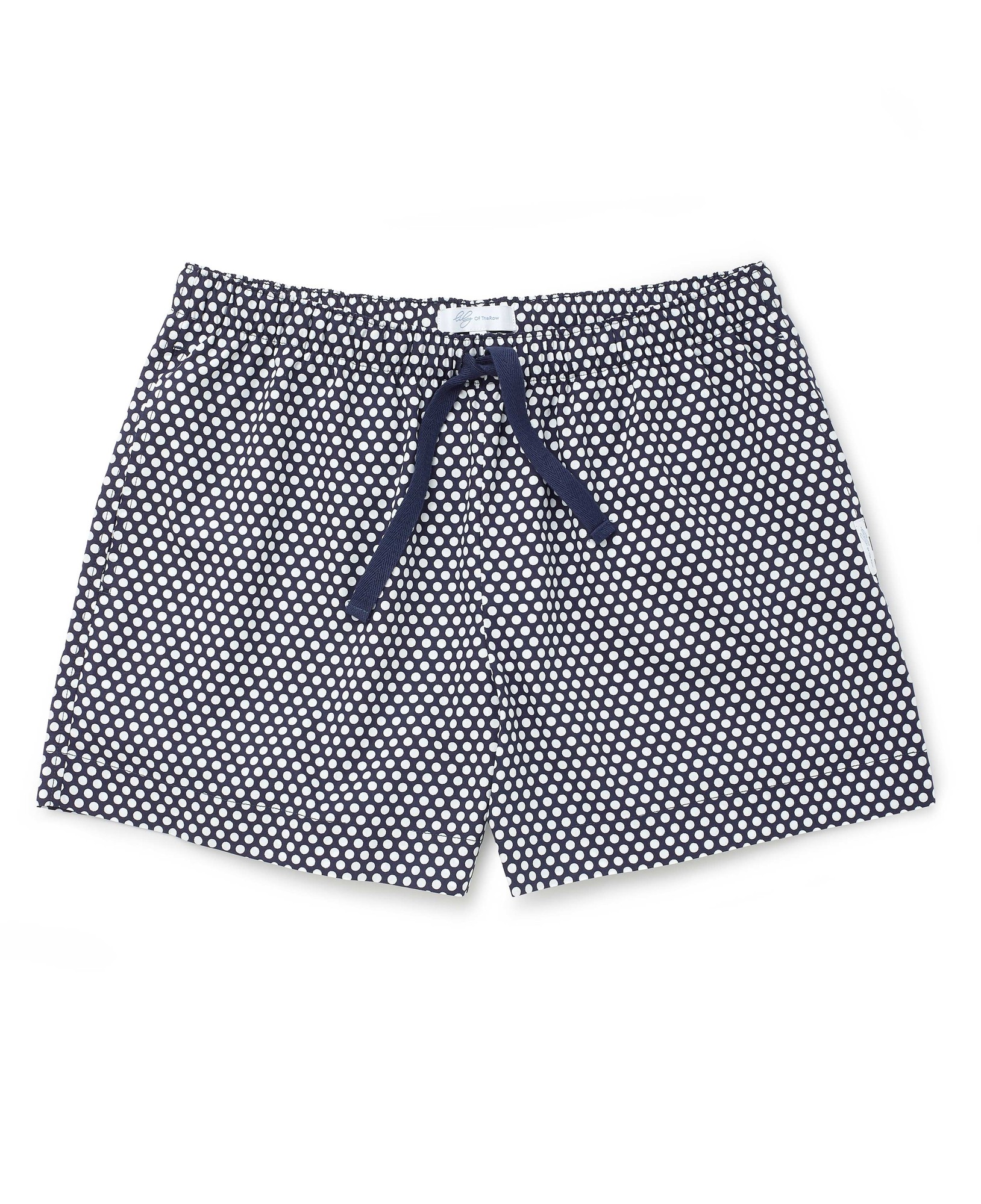 Women's Navy & White Spot Print Pyjama Short Set [RTC] - Size: 8 - Savile Row Company - image 4
