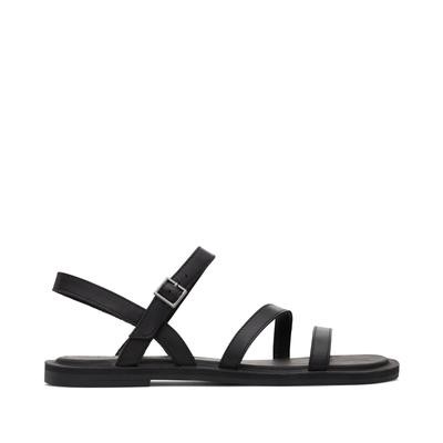 TOMS Women's Kira Leather Strappy Sandal | Black | Size 11 | TOMS Official Site - Shoes, Accessories, & Apparel
