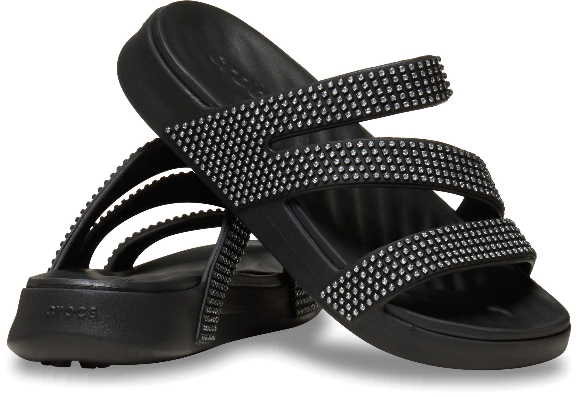Women's slides Crocs Getaway Gems Strappy - image 4