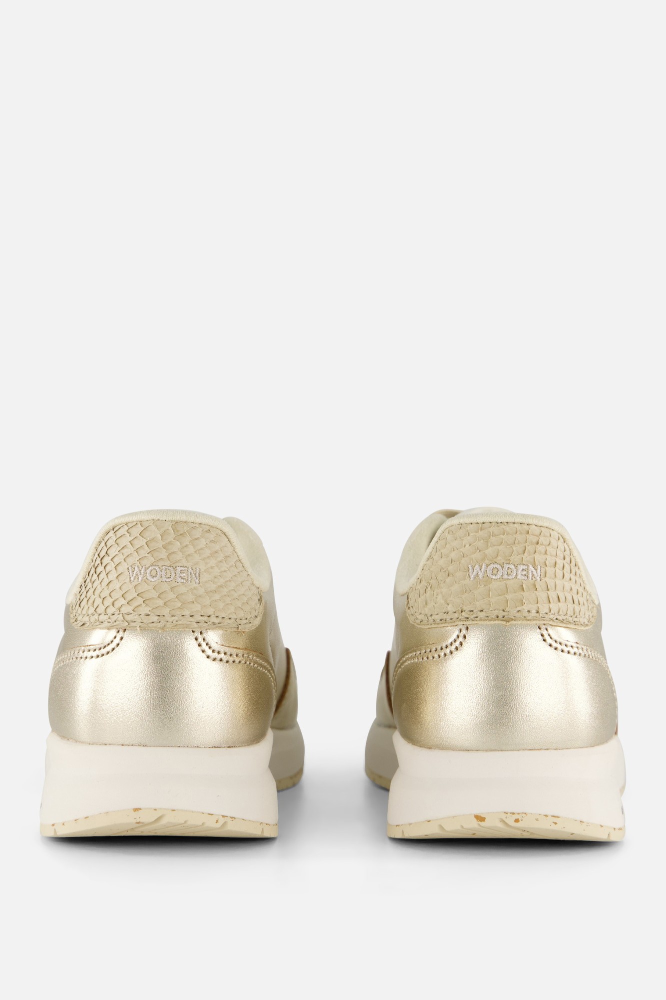 Women's Trainers Woden Nora Natural Soft Metallic - image 2