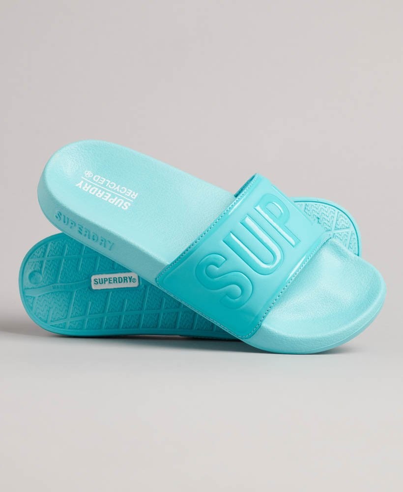 Superdry Women's Vegan Pool Slides Superdry Code Core