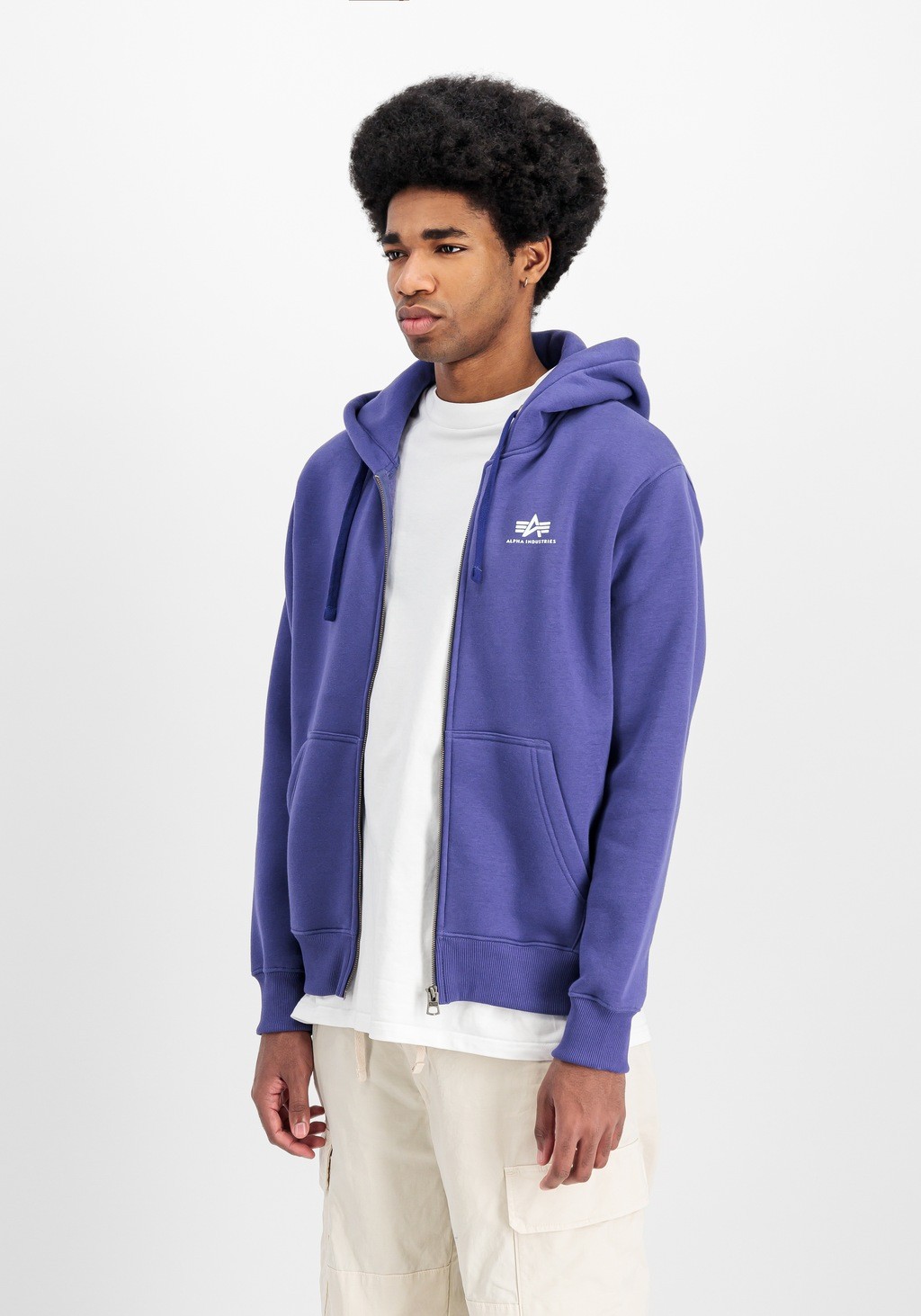 Zip-up hoodie Alpha Industries Basic Small Logo - image 5