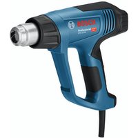 Blue Bosch GHG 23-66 heat gun with black grip, silver nozzle, and 2300W power rating.