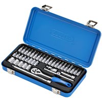 Draper 38-Piece 1/4" Metric Socket Set in Metal Case - image 4