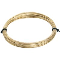 Stainless steel braided wire coil, 22.5m length, 0.8mm diameter, secured with black ties.