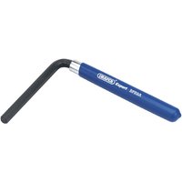 Blue-handled Draper BPR8A Expert 8mm brake pad key with L-shaped black metal shaft.