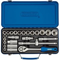 Draper 26 Piece Metric Socket Set with Ratchet - image 4