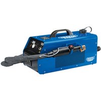 Blue Draper IHT-30 induction heater with black handle, control panel, and cooling vents on the side.