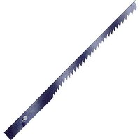 Draper Pin End Fretsaw Blade, 127mm, 25tpi, silver metal blade with sharp teeth and pin ends, set of twelve.