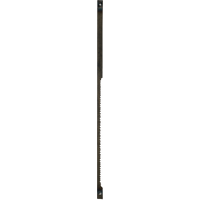 Dremel Moto-Saw fine cut wood blade, thin metal strip with fine teeth, designed for precision scroll cutting.