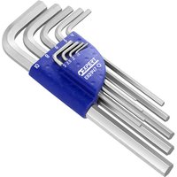 Expert 9 Piece Metric Hexagon Key Long Arm Set - image 2