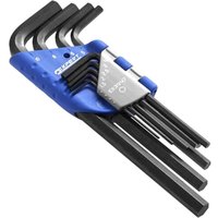 Expert 9 Piece Metric Hexagon Key Long Arm Set - image 3