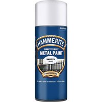 Hammerite Direct to Rust Smooth Finish Aerosol Silver 400ml - image 2