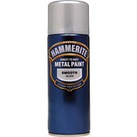 Hammerite Direct to Rust Smooth Finish Aerosol Silver 400ml - image 4