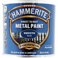 Hammerite Smooth Metal Paint - Blue - image 3