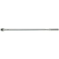 Sealey STW706 torque wrench, silver, 3/4'' drive, micrometer scale, textured grip handle, 150-800Nm range.