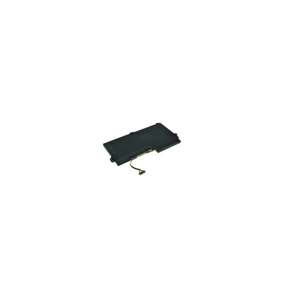 Black 2-Power 11.4V 3700mAh Li-Polymer laptop battery with a rectangular shape and a connector wire, designed for compatibility with various laptop models.