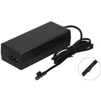 Black 2-Power AC adapter 15V 4.33A 65W with attached mains cable, rectangular shape, and two-prong plug.