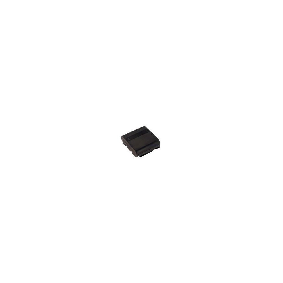 Black 2-Power camcorder battery with a compact design, marked with "3.6V 2500mAh," featuring smooth plastic material and rounded edges for easy handling.