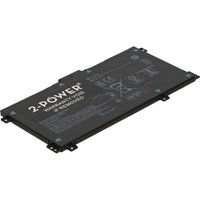 Black rectangular 2-Power CBP3698A laptop battery with white text and connector ports on the edges.