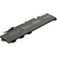 Black 2-Power CBP3754A laptop battery with connector cable and printed specifications.