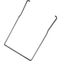 Metallic 2N smart lock battery exchange tool with a rectangular frame and hooked ends.