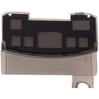 Gray 2N intercom system cover with rectangular cutouts and curved bottom edge.