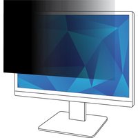 3M Privacy Filter for 23.6in monitor, black screen overlay, 16:9 aspect ratio, partially covering a computer screen.