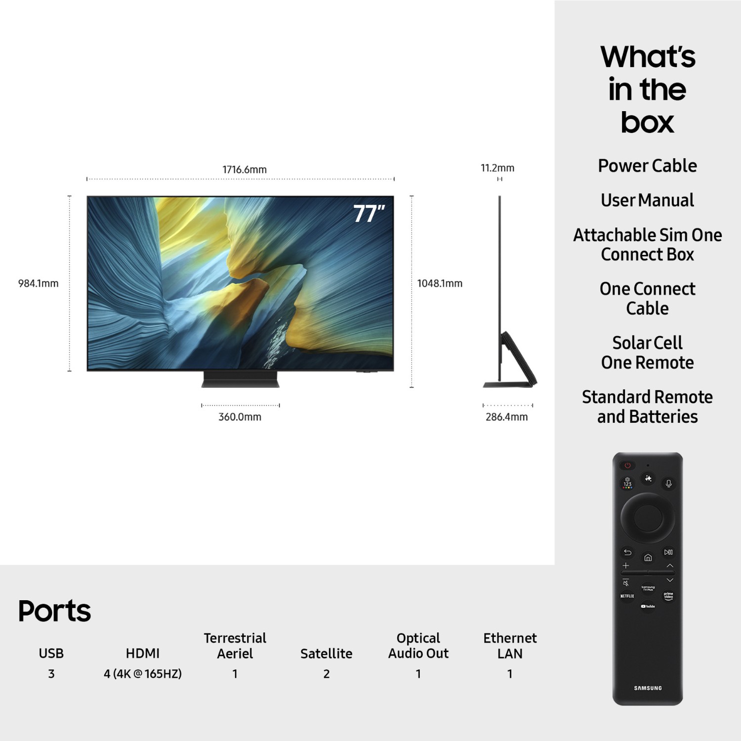 77`` OLED S95F 4K Vision AI Smart TV (2025) - image 2